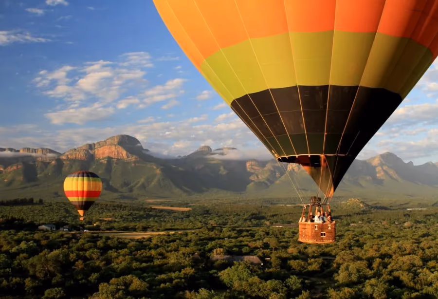 Ballon Safari over de Afrikaanse Bush – Zuid Afrika