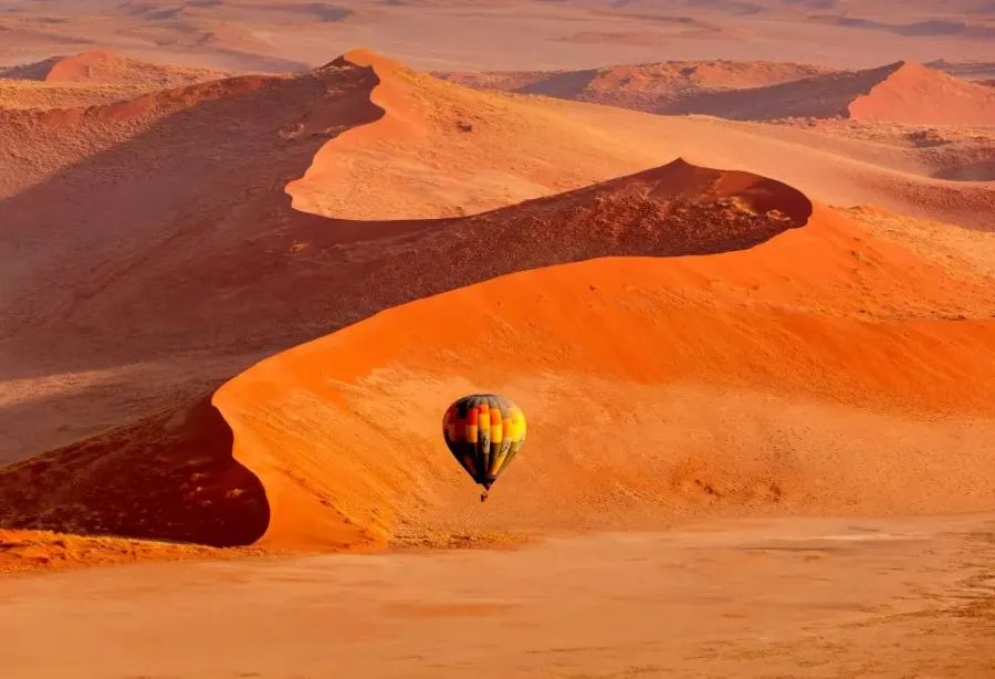 Ballonvaart over Sossusvlei – Namibië – foto 1