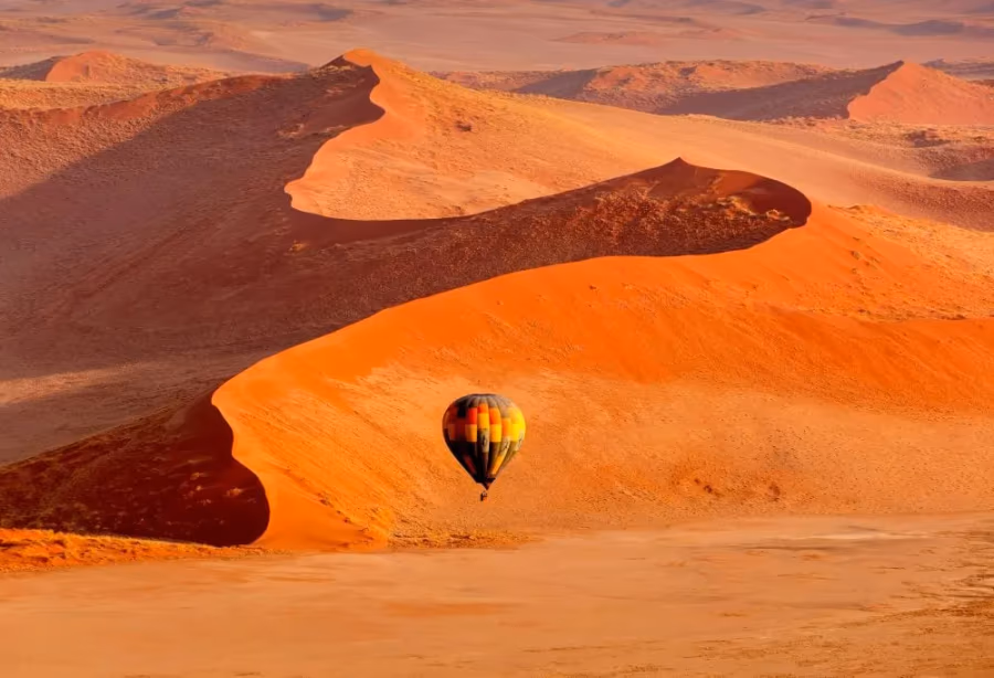 Ballonvaart over Sossusvlei – Namibië