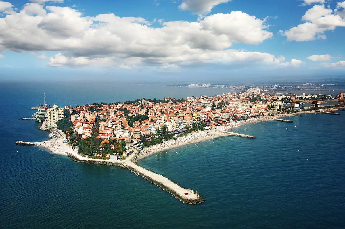 Town of Pomorie aerial Boby Dimitrov – Pomorie