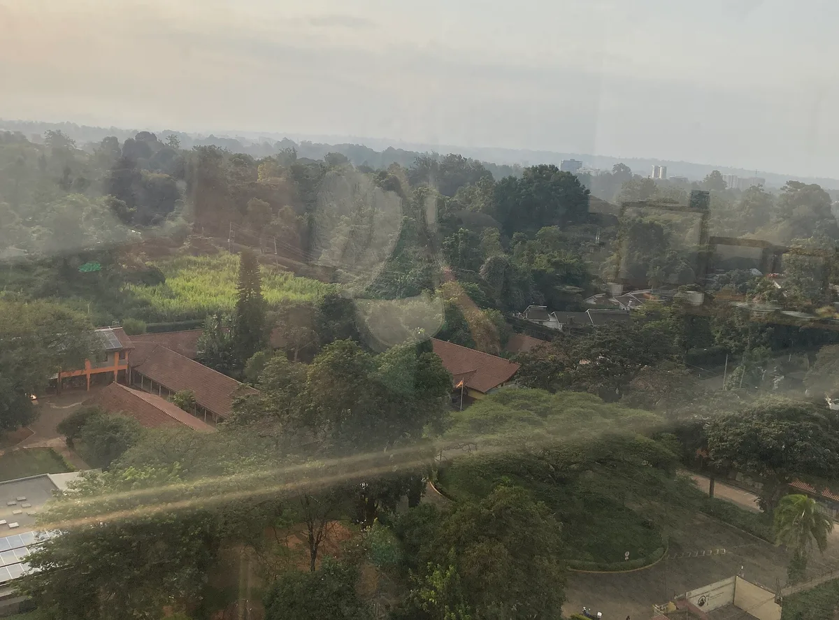 Nairobi view from Trademark Hotel – Kenia