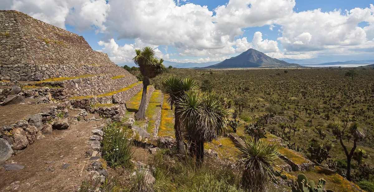 Zona arqueológica de Cantona, Puebla, México, 2013-10-11, DD – Mexico landscape