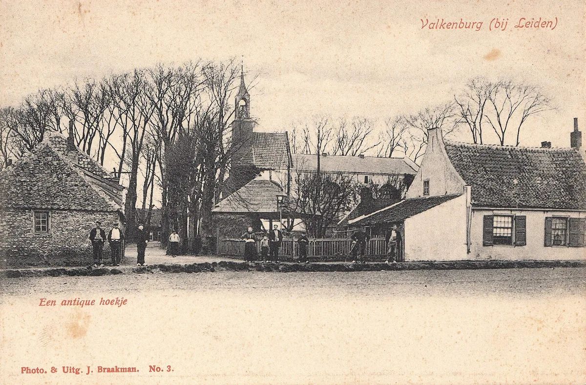 Jacob Braakman, een antique hoekje, Valkenburg ZH - 1895 – Valkenburg
