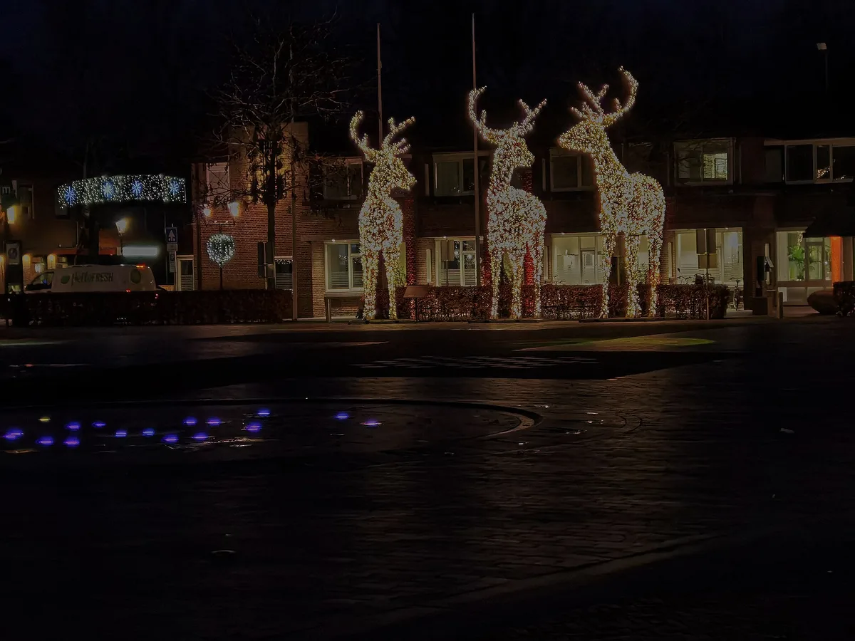 Nunspeet met Kerstverlichting - Nunspeet with X-mas Illumina – Nunspeet