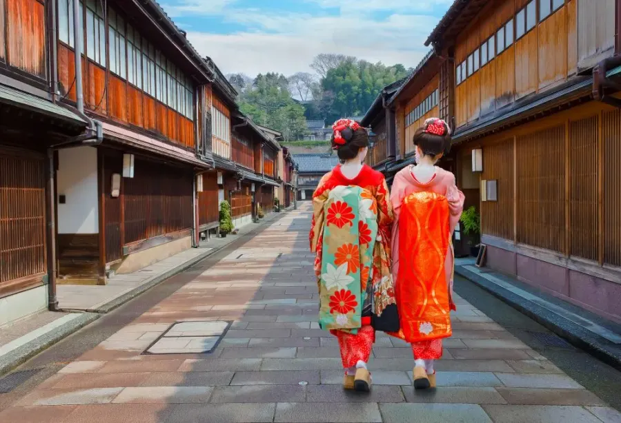 De geisha en samoerai wijken van Kanazawa – Japan – foto 1