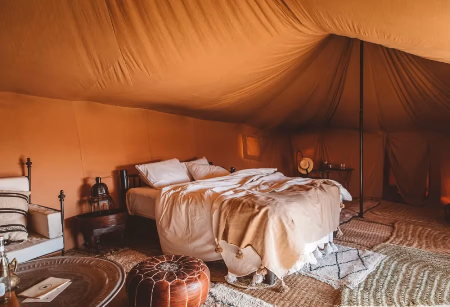 Glamping in de Agafay woestijn – Marokko