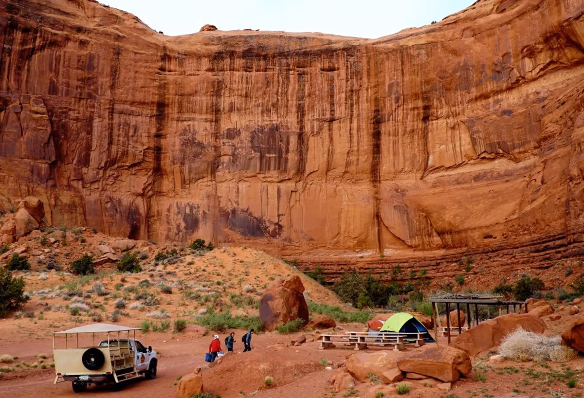 Kamperen in Monument Valley