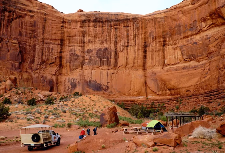 Kamperen in Monument Valley – Amerika