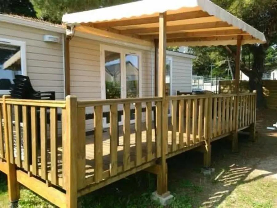 Location mobilhome de propriétaires sur camping bord de mer (options non – FRANKRIJK – foto 1