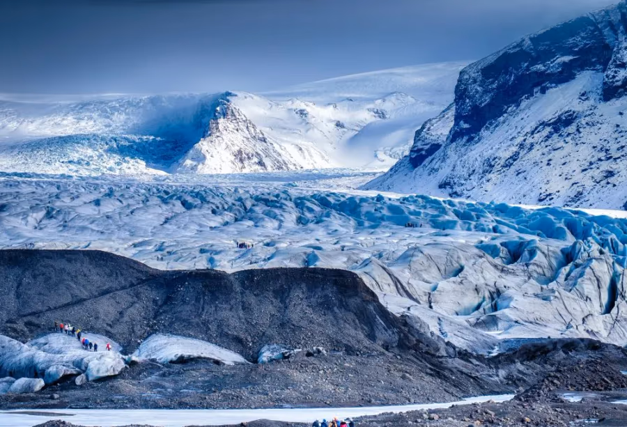 Skaftafell glacier walk – IJsland