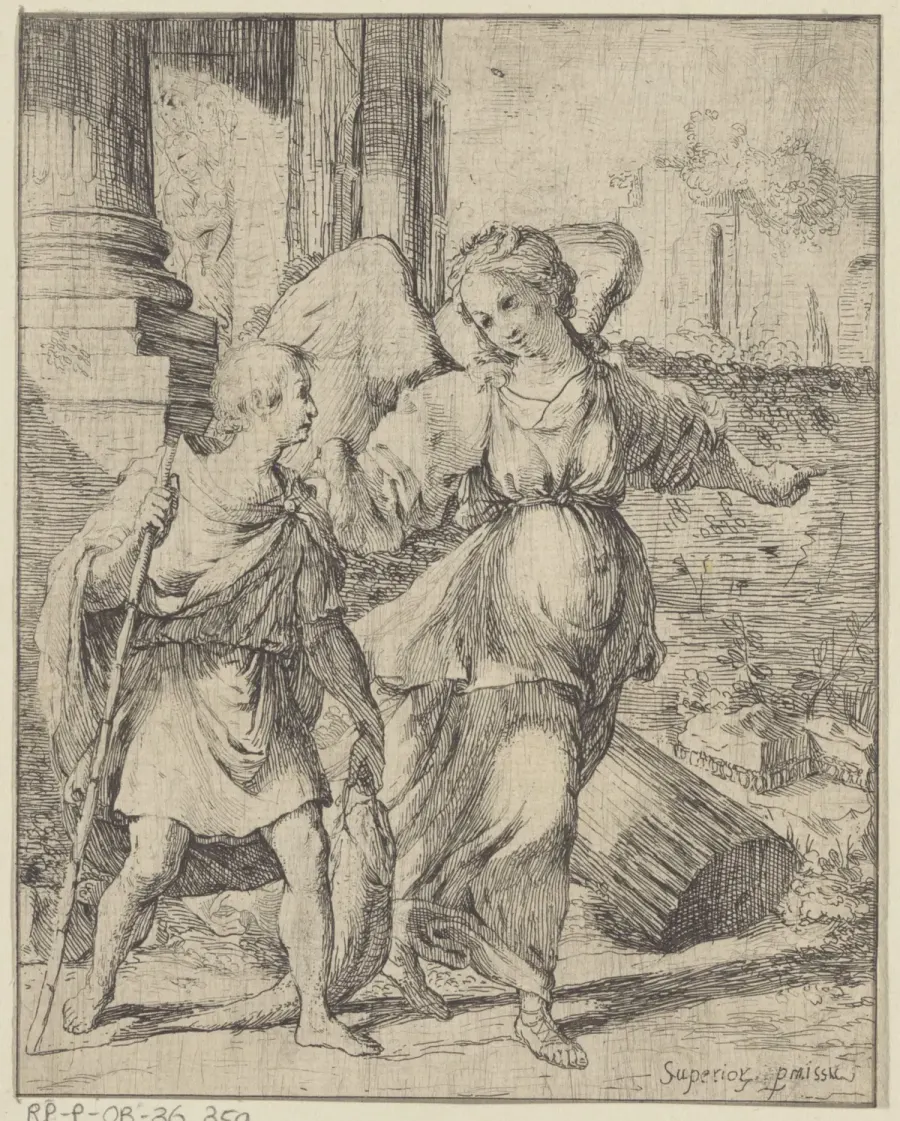 Tobias en de engel, RP-P-OB-36.359 – Italië