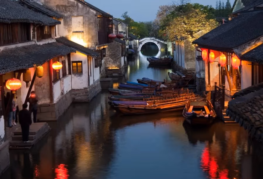 Traditioneel Waterdorp Wuzhen – China