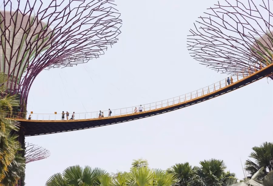 Wandelen in Gardens by the Bay – Singapore